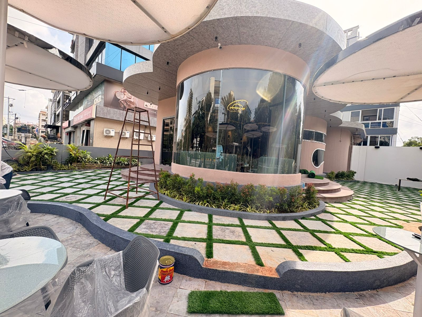 ultra density synthetic grass for lawns