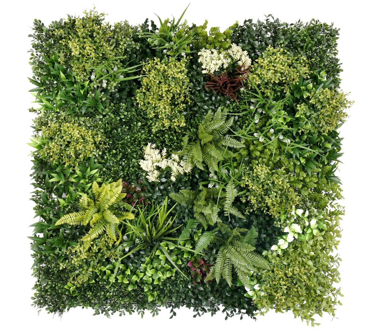 EcoLeaf artificial vertical garden wall with lifelike green plants for elegant home and office décor