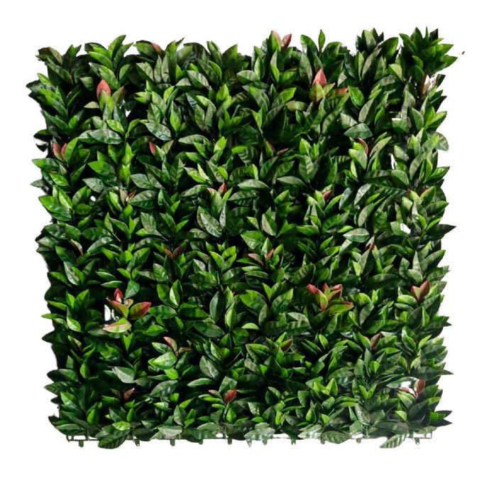 EcoScape premium artificial vertical garden wall panels with thick artificial foliage and realistic fake plants for indoor and outdoor use