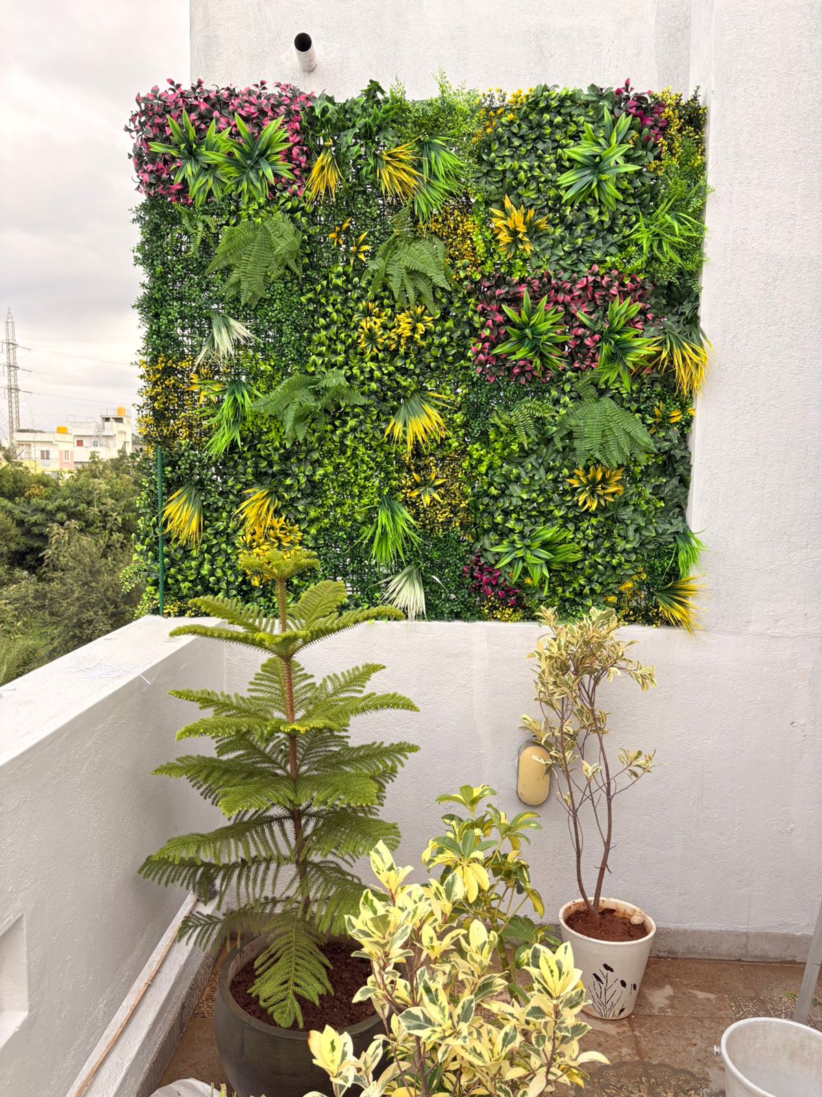 Decorative Wall Panel for Balcony Garden